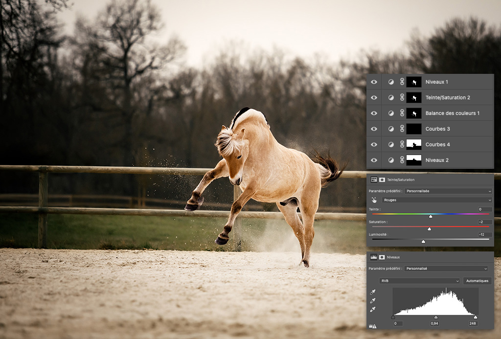 retouche localisée avec les masques de fusion sur Photoshop