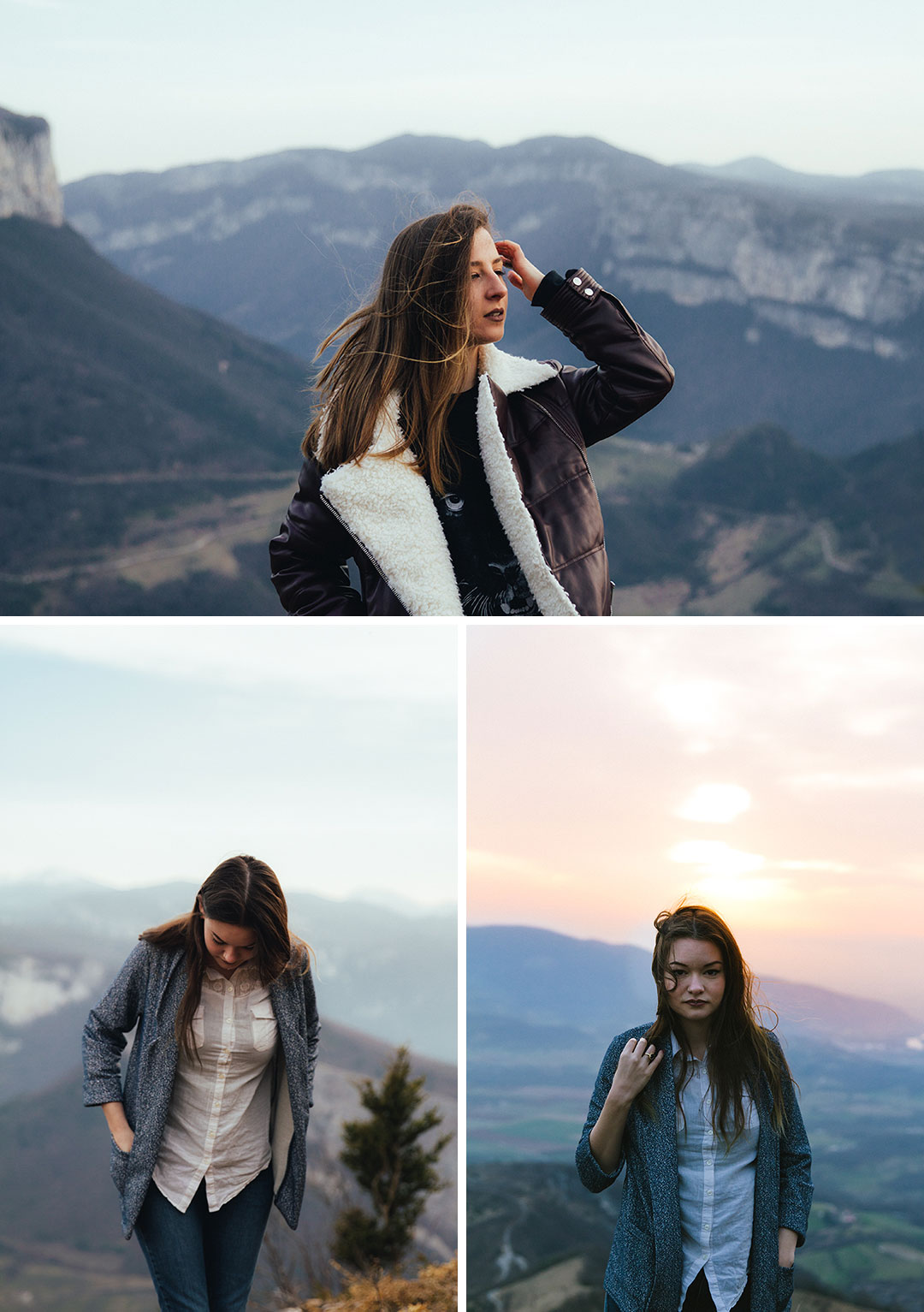 Séance photo portrait en montagne - lifestyle adventure
